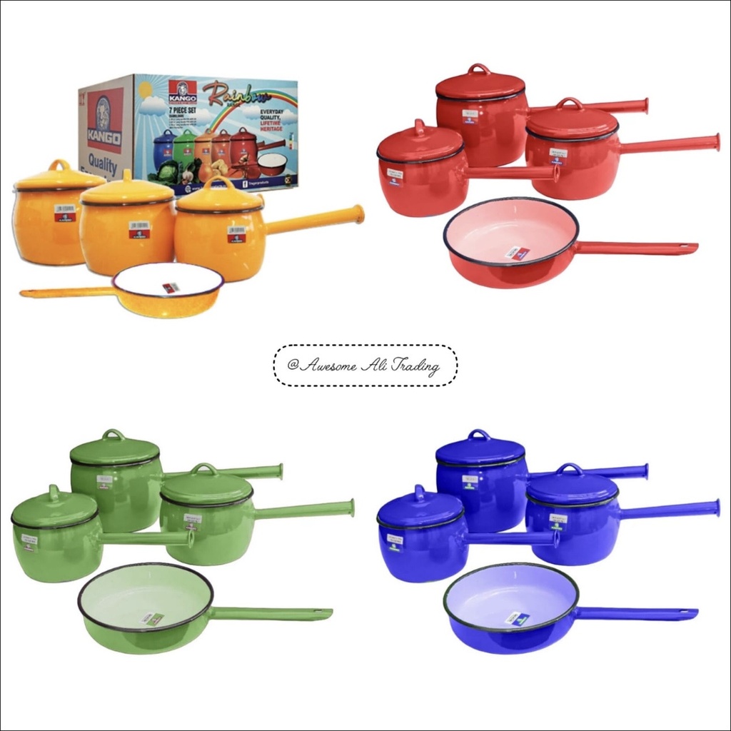 8pcs stainless steel pots