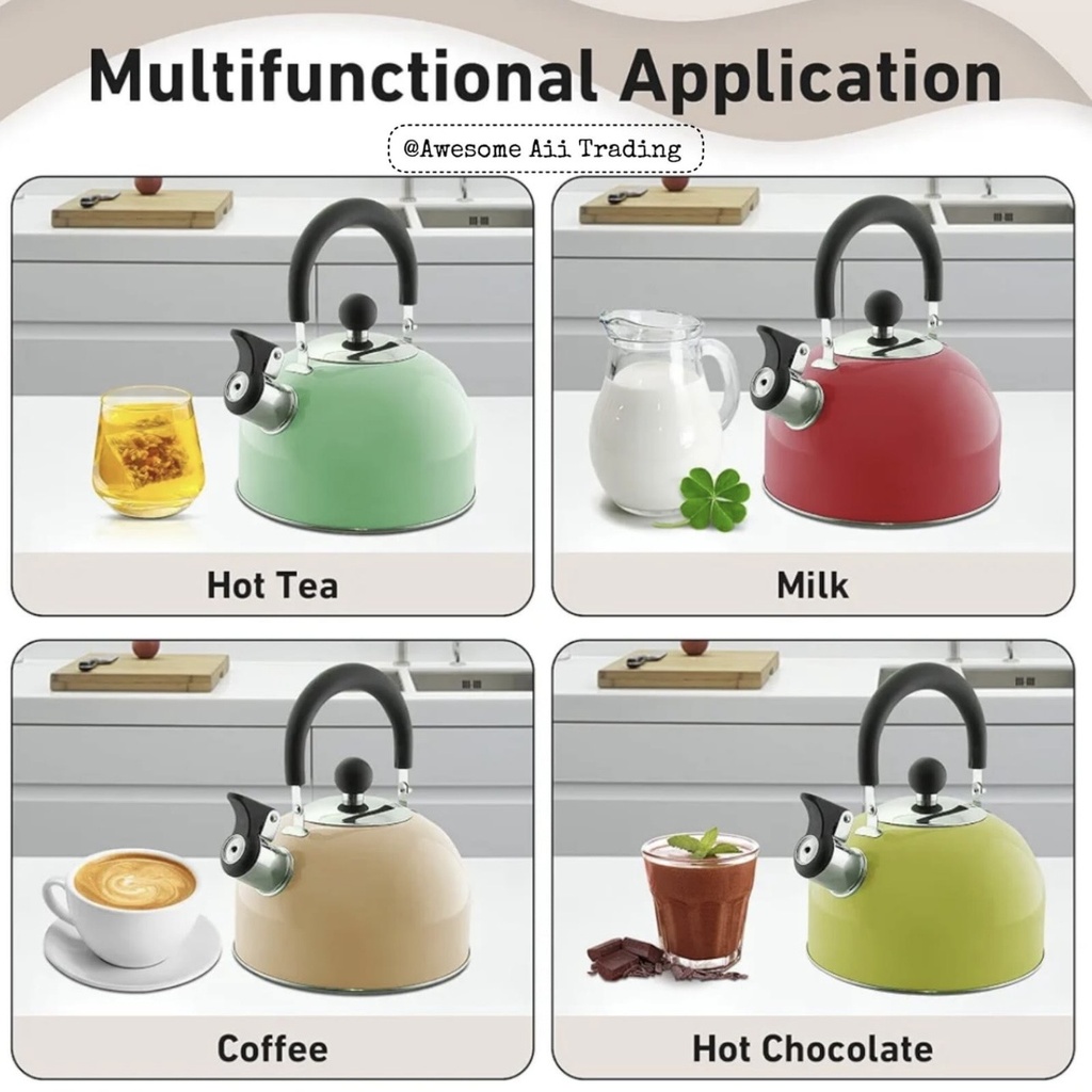 3L stainless steel kettle