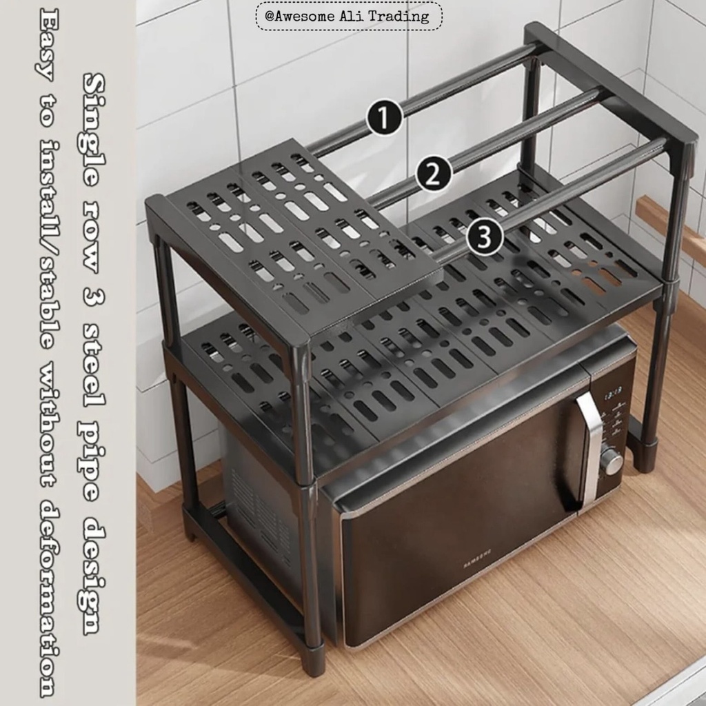 Kitchen counter shelf