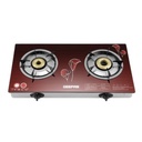 Gas stove glass top 2 plate