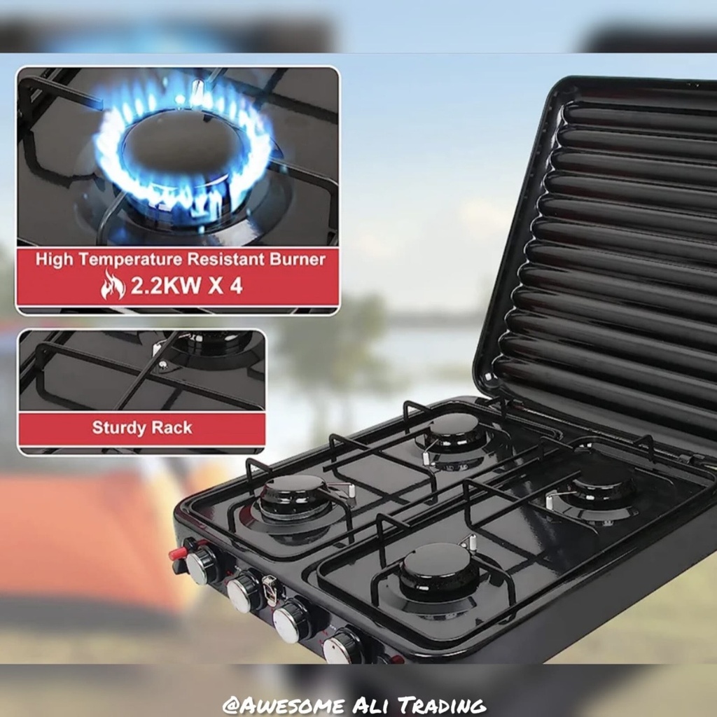 Gas stove 4 plate