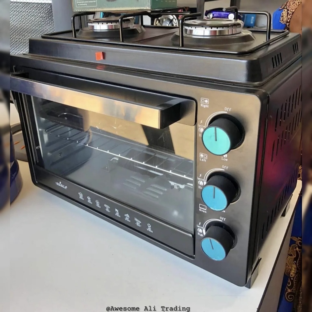 Gas stove 2 plate with oven