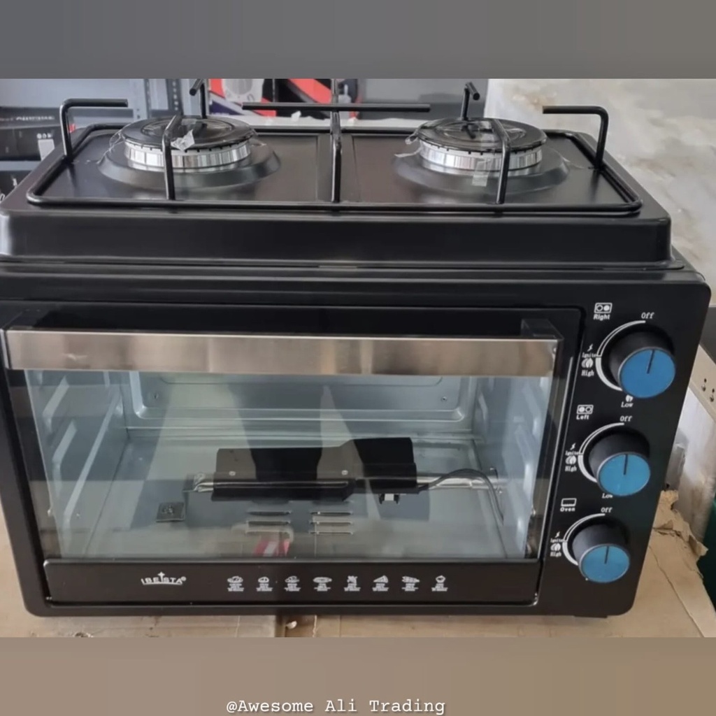 Gas stove 2 plate with oven