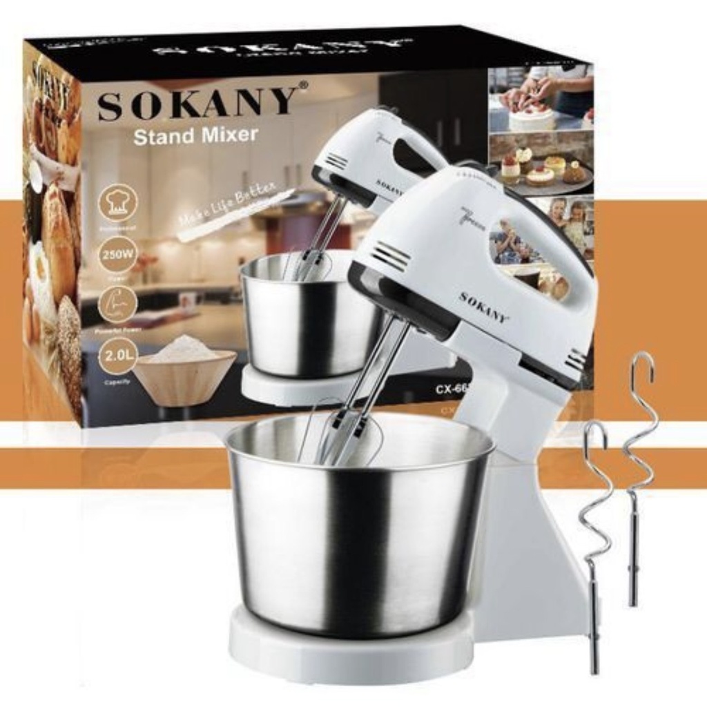 Hand mixer with bowl