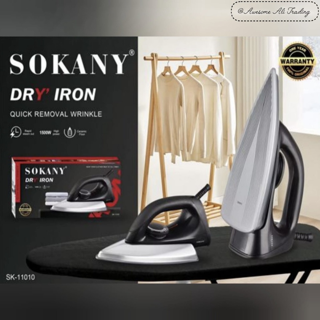 Vintage electric dry iron