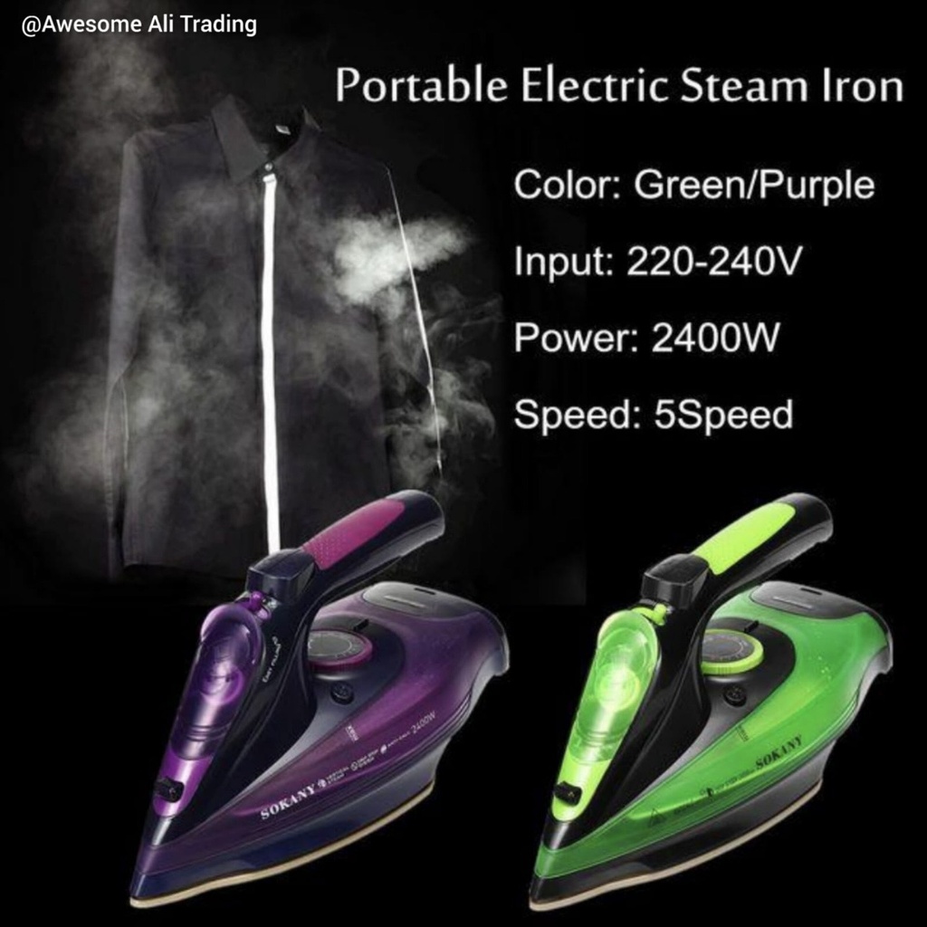 Steam iron cordless