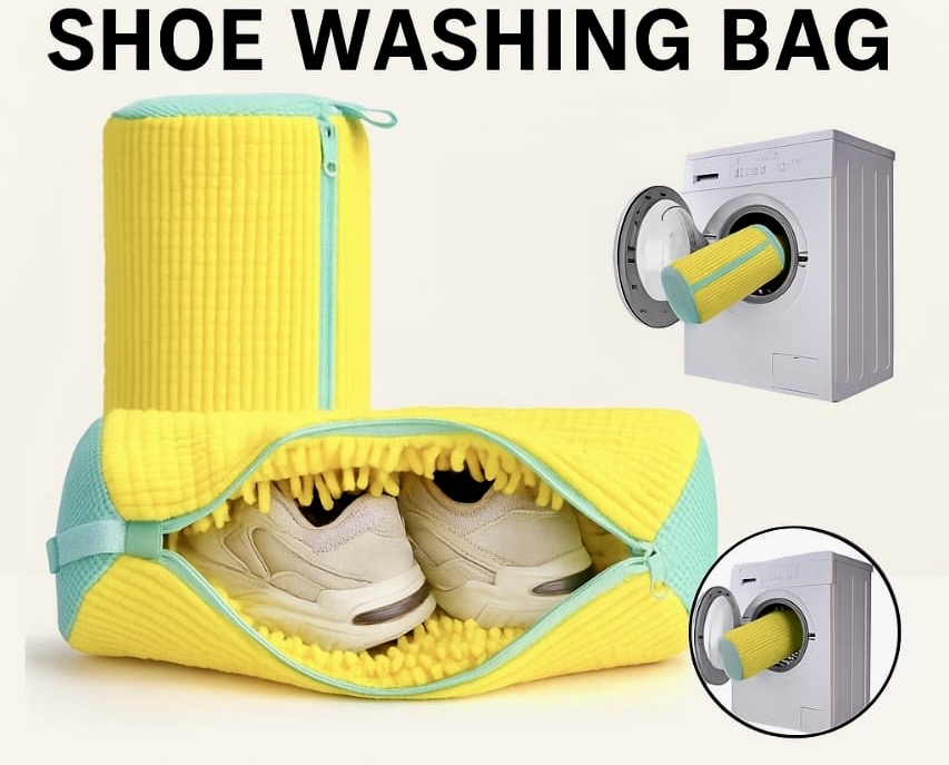 Shoe washing & storage bag