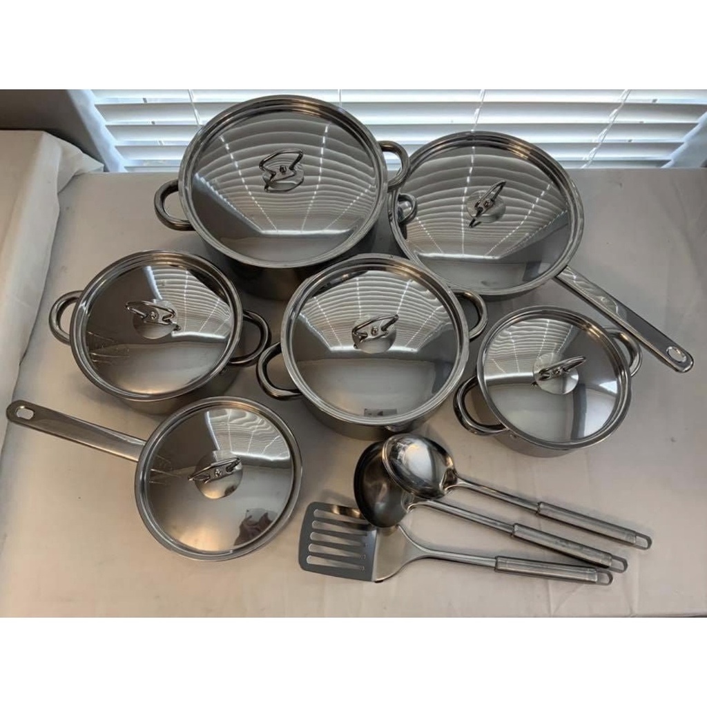 15pcs Germany Cookware Pots Set