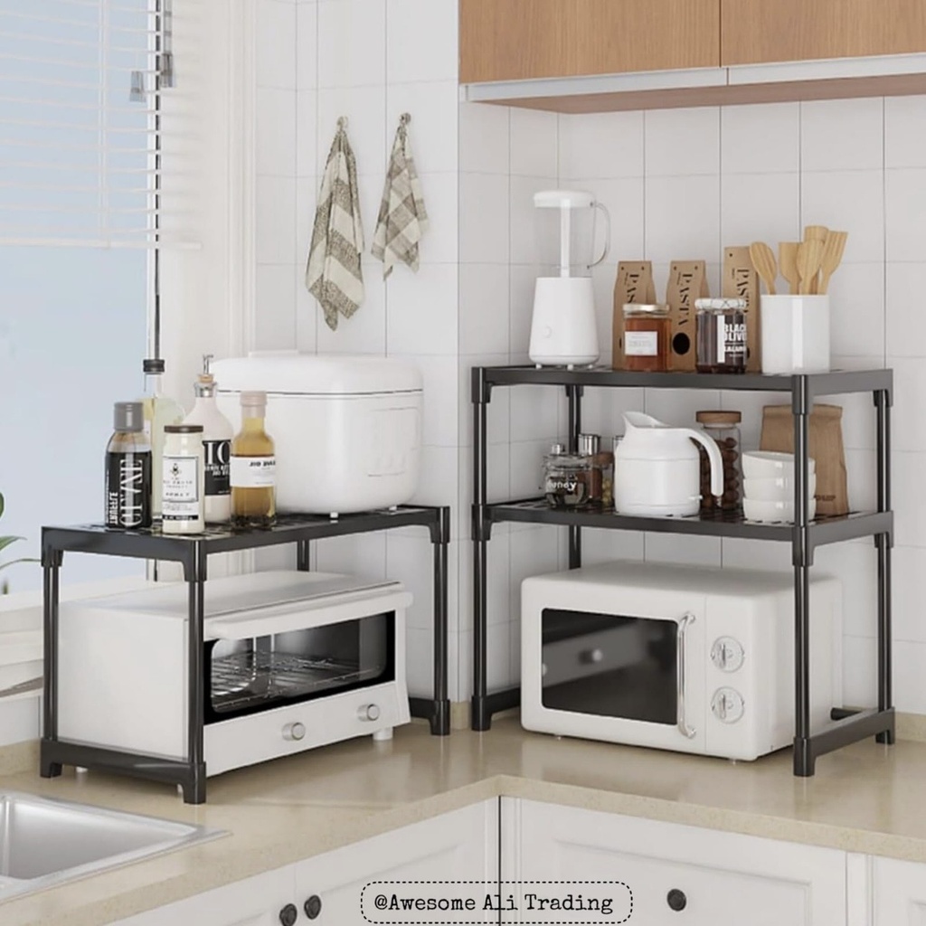 Kitchen counter shelf