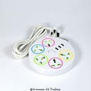 Power adapter with usb port