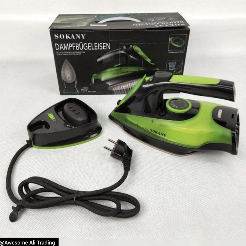 Steam iron cordless
