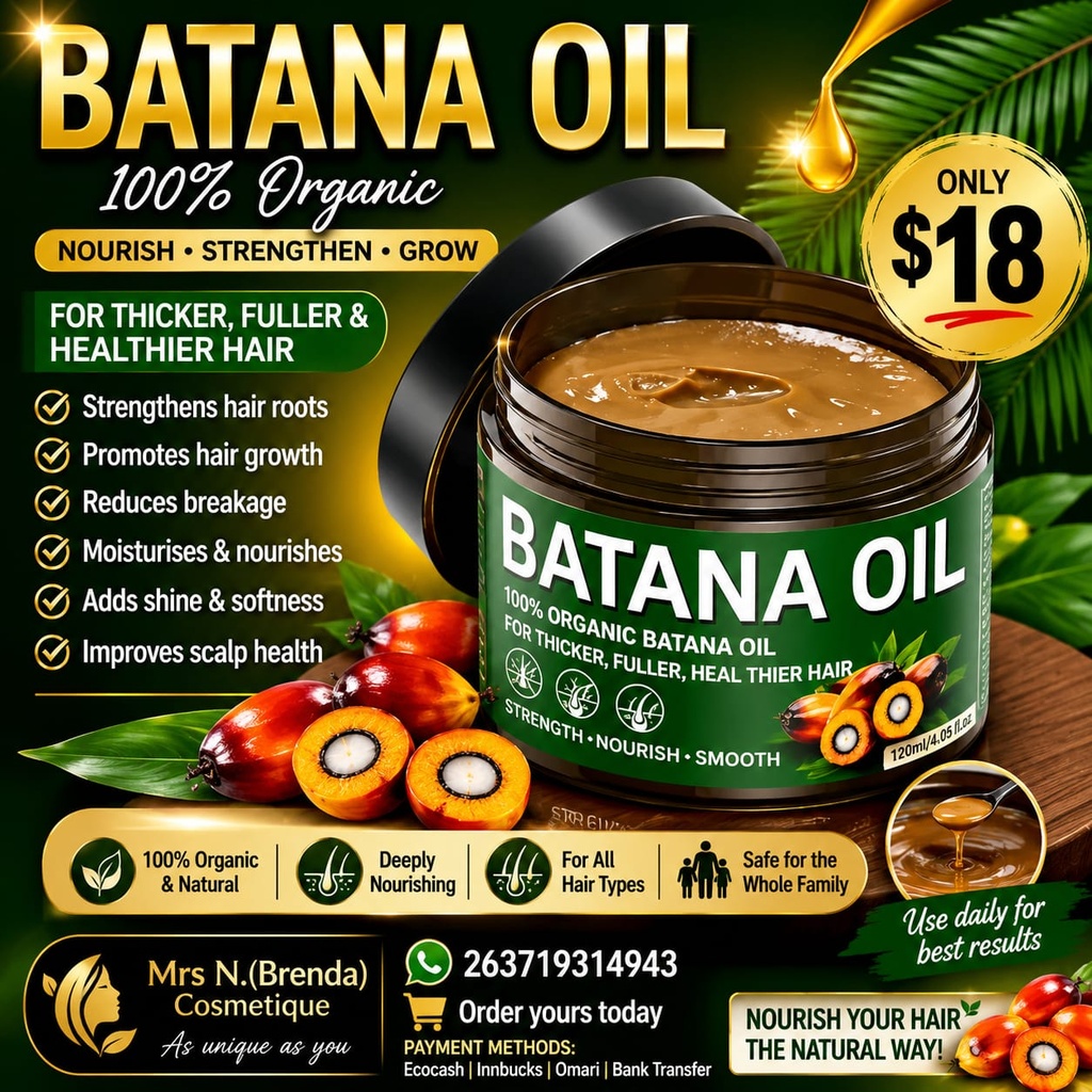 100% Organic Batana Oil 120ml