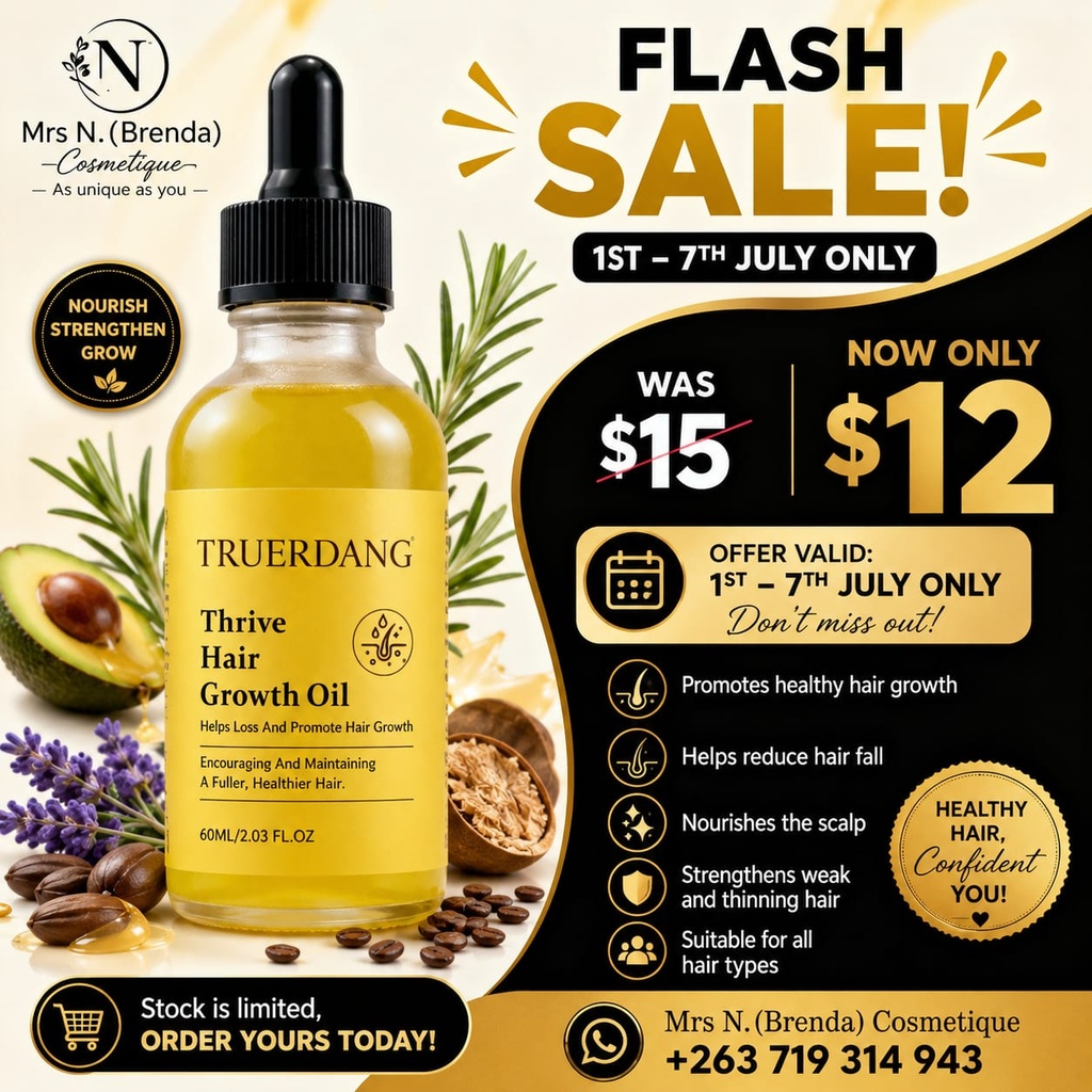 TRUERDANG Thrive Hair Growth Oil 60ml