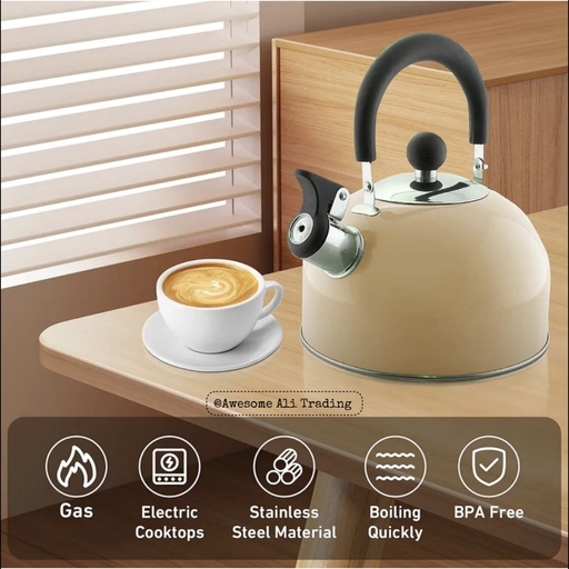3L stainless steel kettle
