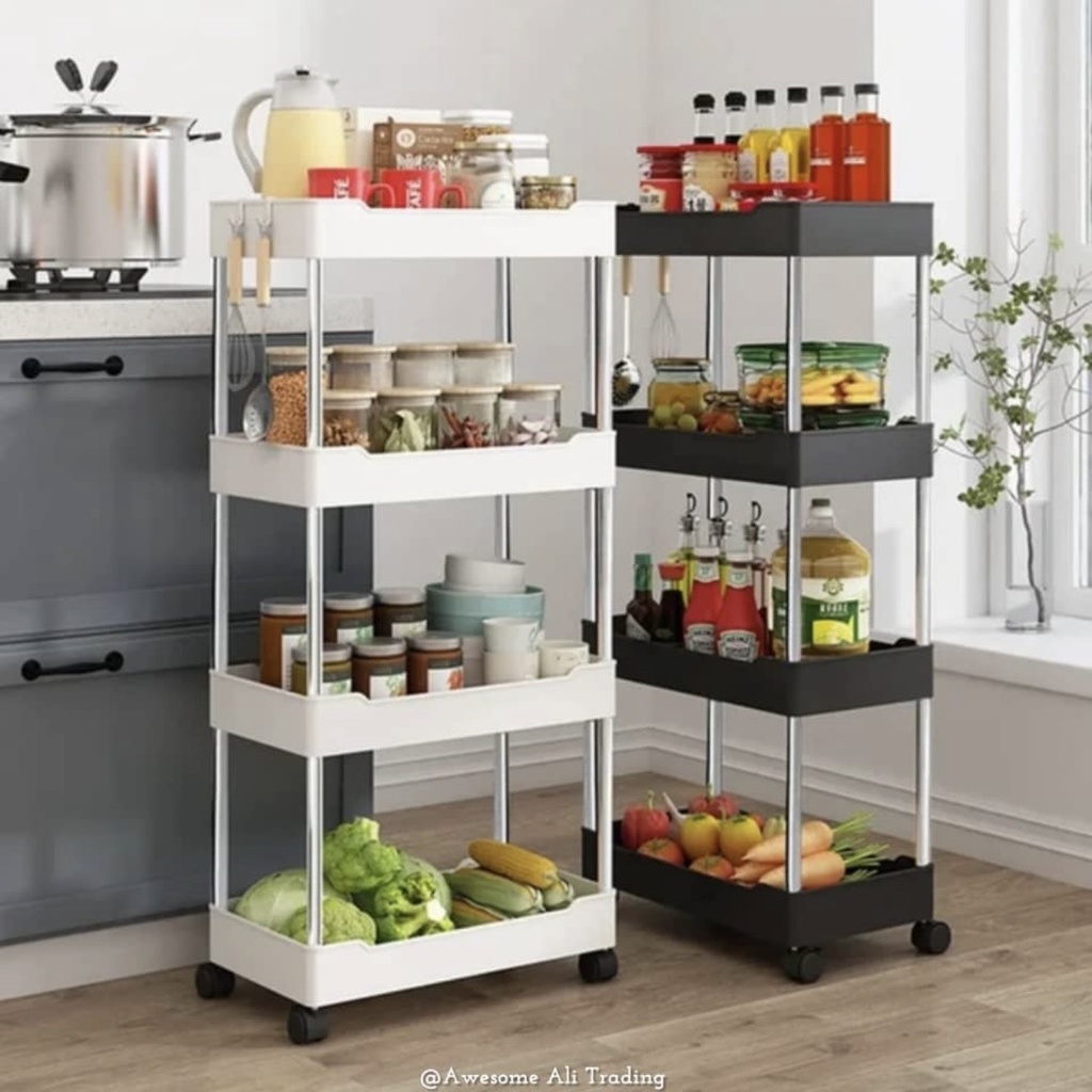 Storage shelf portable movable