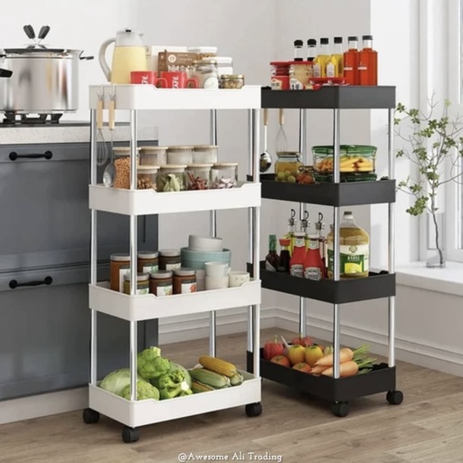 Storage shelf portable movable