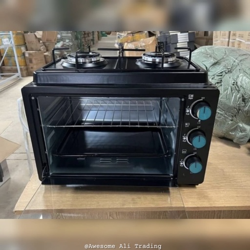 Gas Stove 2-Plate with Oven