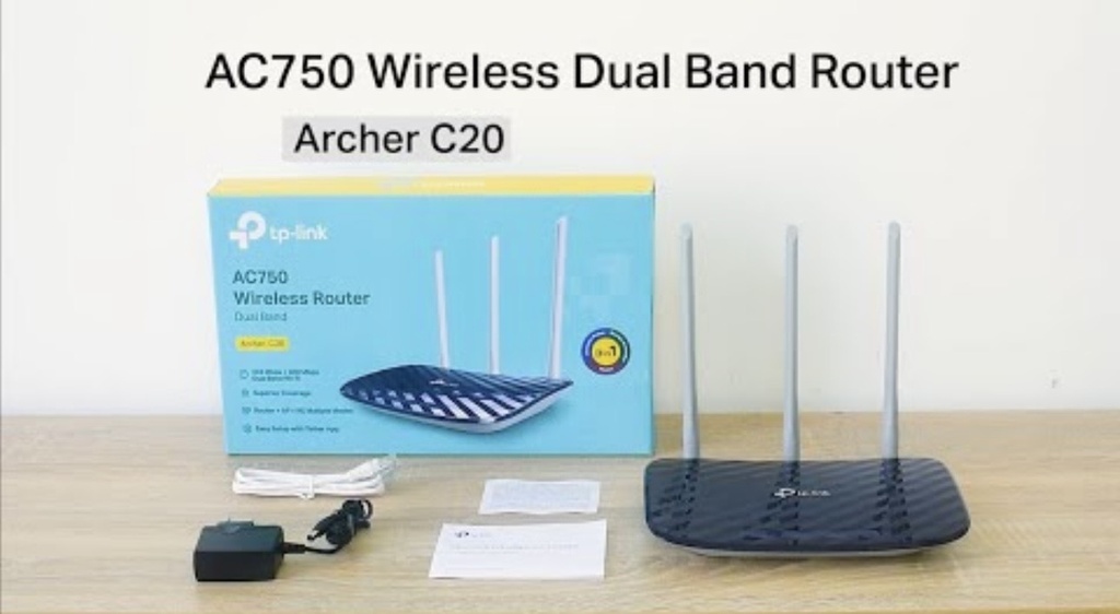 TP-Link Archer dual band WiFi router