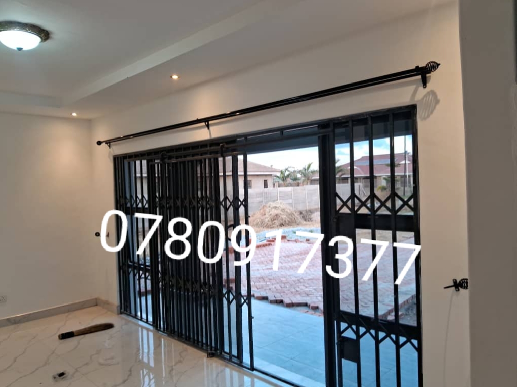 Custom-made double curtain rods