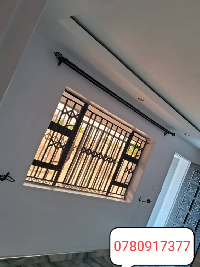 Imported double curtain rods