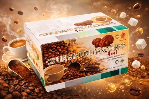 INSTANT COFFEE MIXTURE WITH GANODERMA POWDRER